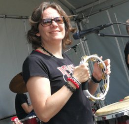 Nicole Friedrich, Percussion bei Impex.